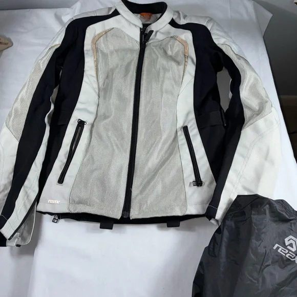 Reax Womens Motorcycle Jacket Sz L Alta Mesh w/ Riding Liner CE Level 2 armor” - Picture 1 of 7